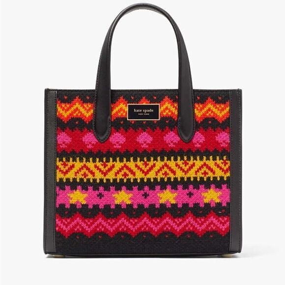 kate spade Handbags - Kate Spade New York Women’s Manhattan Carnival Fair Isle Small Tote